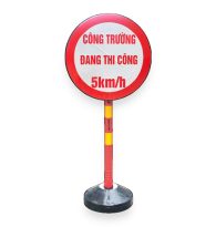 Cọc tiêu đa năng Nhật Quang đa dạng màu sắc, đèn cảnh báo thân phản quang